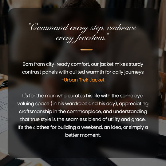 Men's Quilted Stand Collar Jacket