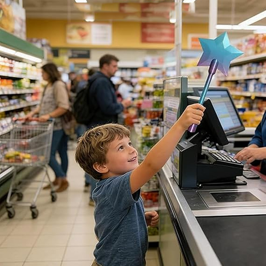 3D Printed Star-Topped Tap-to-Pay Wand