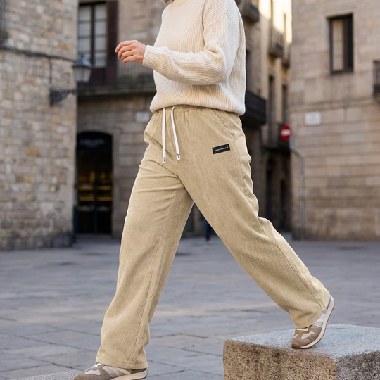 ✨💓Women's Corduroy Wide-Leg Pants with Drawstring🔥