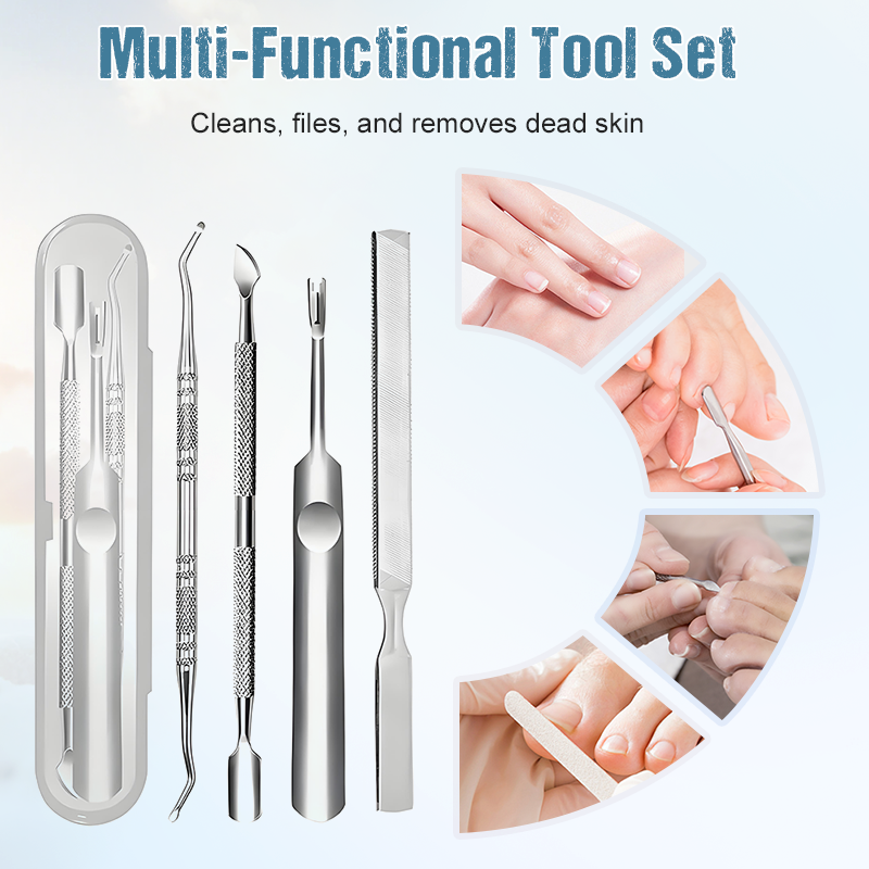 Stainless Steel Manicure & Pedicure Tool Set