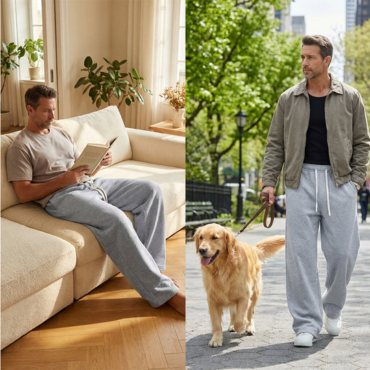 ⏳Limited-time 50% off⏰Men's Casual Loose Fit Drawstring Pants👖