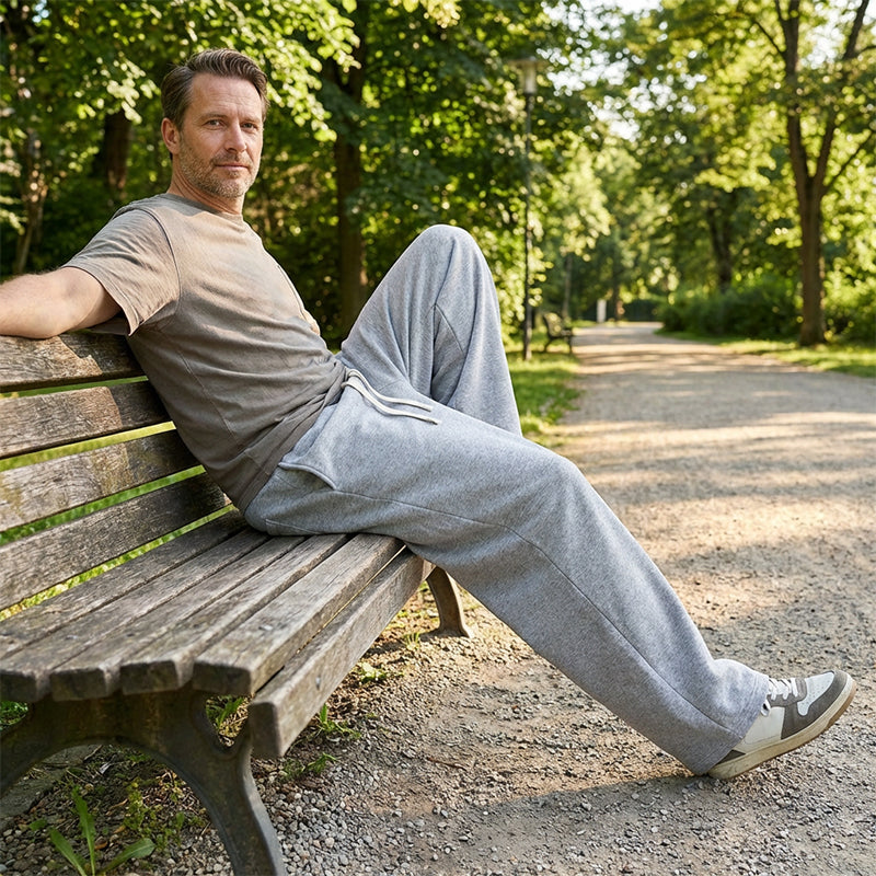 👖New Arrivals - Casual Drawstring Pants for Men with Functional Pockets – Relaxed Silhouette