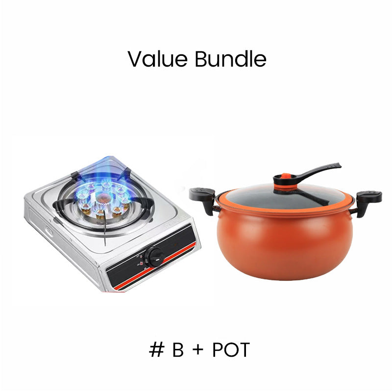 ✈️ FREE SHIPPING -⏰🎁Portable Gas Stove with Single Burner🔥