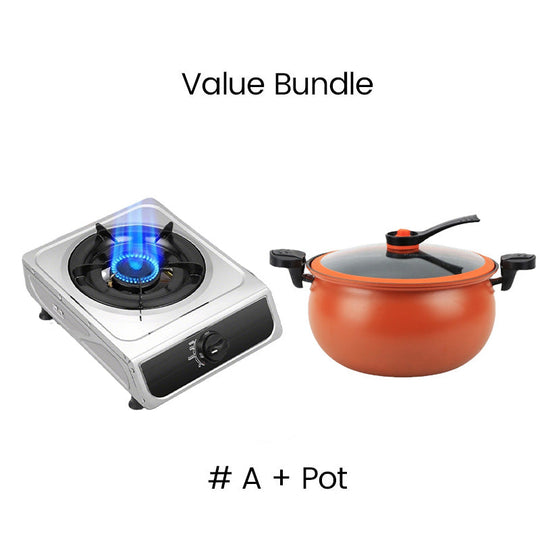 ✈️ FREE SHIPPING -⏰🎁Portable Gas Stove with Single Burner🔥
