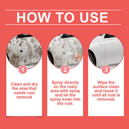 🚗 Multifunctional Efficient Long-Lasting Car Rust Remover Spray – Powerful Rust Dissolving, Multi-Surface Universal, Long-Lasting Anti-Rust & Easy to Use 🛡️