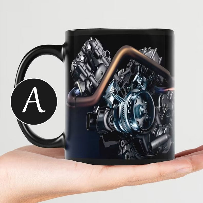 Mechanic Engine Ceramic Coffee Mug