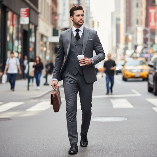 ⏳Time-Limited Special⏰Men's Slim-Fit 3-Piece Suit Set