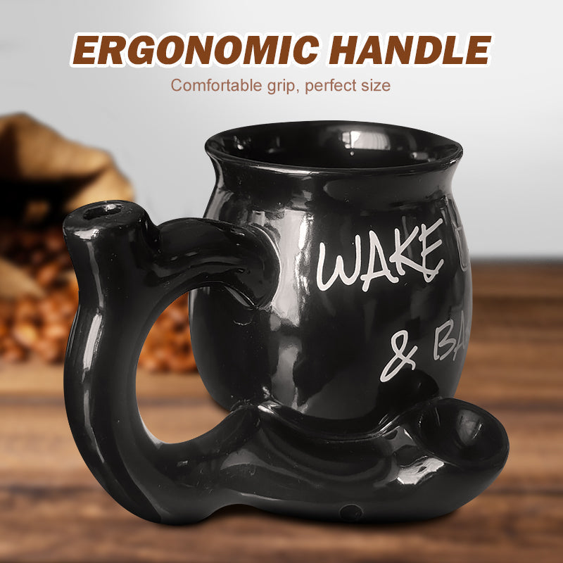 🎁Novelty Glazed Ceramic Coffee Mug with Handle