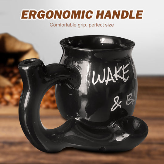 🎁Novelty Glazed Ceramic Coffee Mug with Handle