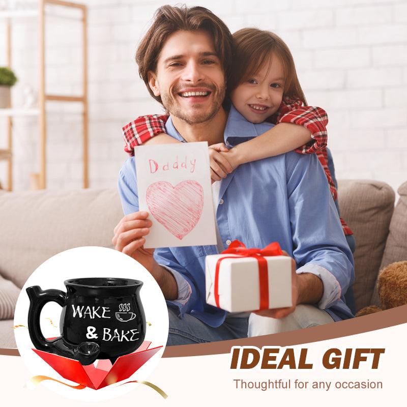 🎁Novelty Glazed Ceramic Coffee Mug with Handle