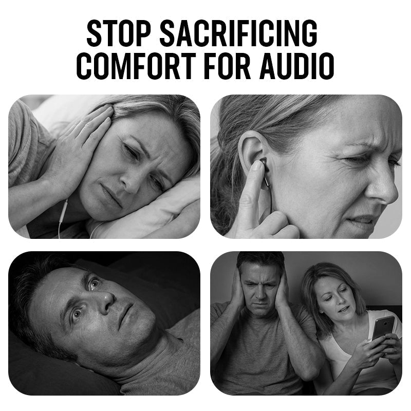 🛏️ 50% OFF NOW! 🔊 Bone Conduction Sleep Pillow Speaker – Private Audio, Comfortable Wear & Ultra-Thin Design for Restful Sleep 💤