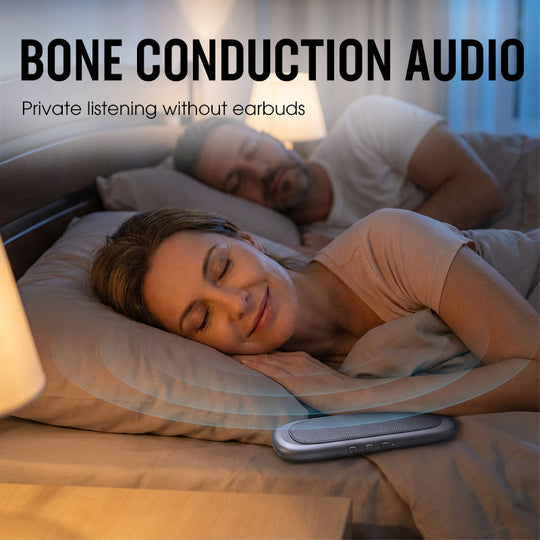 🛏️ 50% OFF NOW! 🔊 Bone Conduction Sleep Pillow Speaker – Private Audio, Comfortable Wear & Ultra-Thin Design for Restful Sleep 💤