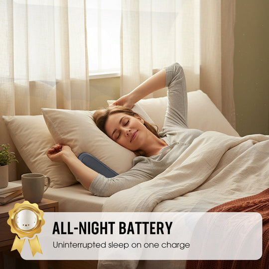 🛏️ 50% OFF NOW! 🔊 Bone Conduction Sleep Pillow Speaker – Private Audio, Comfortable Wear & Ultra-Thin Design for Restful Sleep 💤