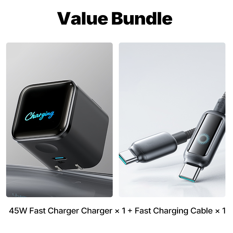 🔥2026 New Arrival🔥 45W Fast Charger with Digital Display