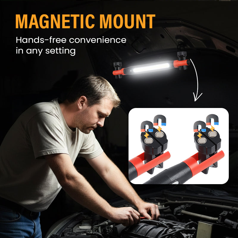 📢 Limited-time 50% off offer! 💡 4-in-1 Rechargeable Work Light – Hands-Free, Anywhere