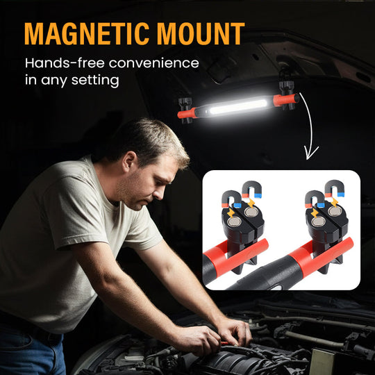📢 Limited-time 50% off offer! 💡 4-in-1 Rechargeable Work Light – Hands-Free, Anywhere
