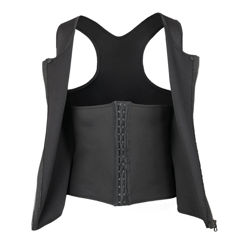 Men's Zipper Waist Trainer Trimmer Vest