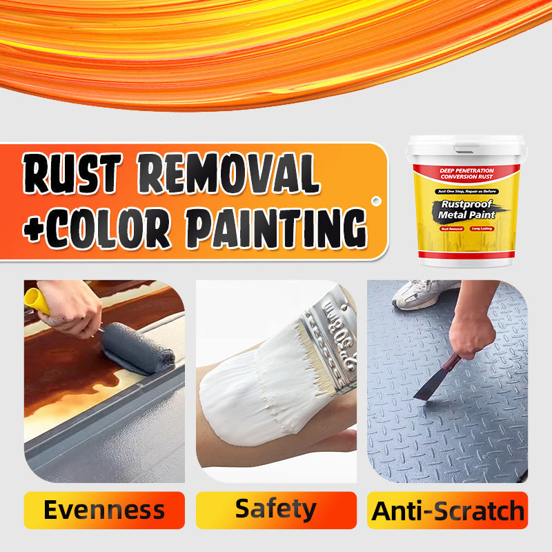 Rustproof Metal Paint|One tin covers 2.3m²