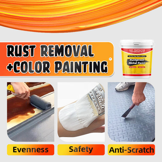 Rustproof Metal Paint|One tin covers 2.3m²