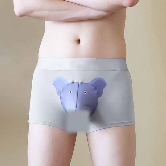 Men's Breathable Boxer Briefs with 3D Pouch