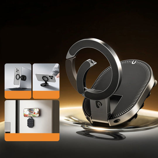 📱 BUY 2 GET 1 FREE!🧲Multi-Functional Magnetic & Suction Phone Stand – Strong Grip, 360° Rotation & Perfect for Car, Desk & Kitchen 🚗