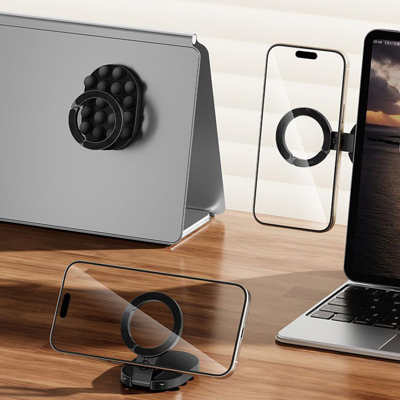 📱 BUY 2 GET 1 FREE!🧲Multi-Functional Magnetic & Suction Phone Stand – Strong Grip, 360° Rotation & Perfect for Car, Desk & Kitchen 🚗