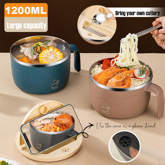 🍲30% OFF!🍜304 Stainless Steel Insulated Ramen Bowl🔥