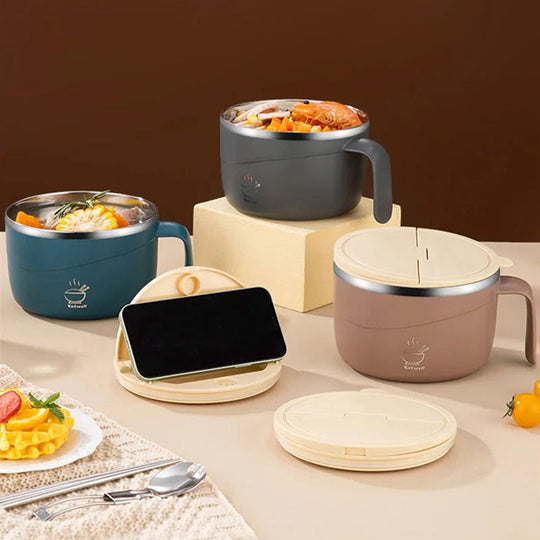 🍲30% OFF!🍜304 Stainless Steel Insulated Ramen Bowl🔥