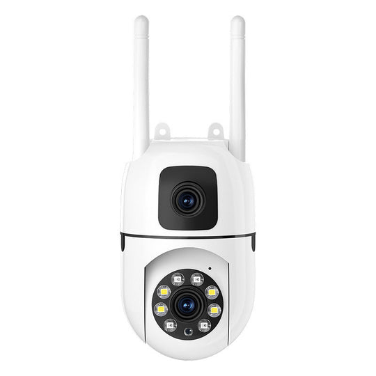🔍🔍360° Pan & Tilt 4K Dual Lens Security Camera – Outdoor WiFi Surveillance Camera