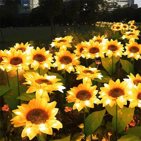 🌻60% OFF! ☀️ Waterproof Solar Sunflower Lights – Realistic Petals, IP65 Weatherproof & 8–12H Auto Glow ☀️🌻