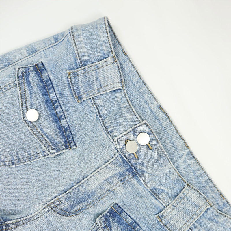 Women's Casual Low-Rise Flare Jeans