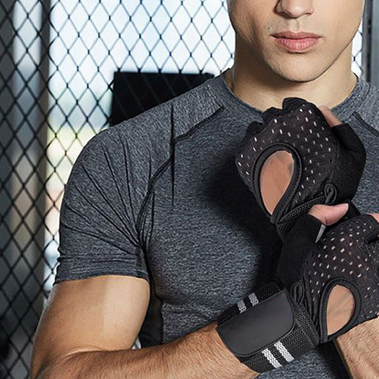 Breathable Weight Lifting Wristwrap Gloves