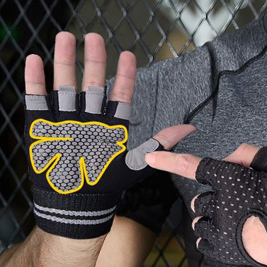 Breathable Weight Lifting Wristwrap Gloves