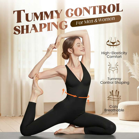 💞Plus de 50 000 unités vendues !🌸Combinaison moulante à col en V très extensible – Confort optimal pour vos activités sportives toute la journée &  Au-delà. Respirant, flexible &  Élégance naturelle. Votre allié idéal pour bouger. 🧘‍♀️💫