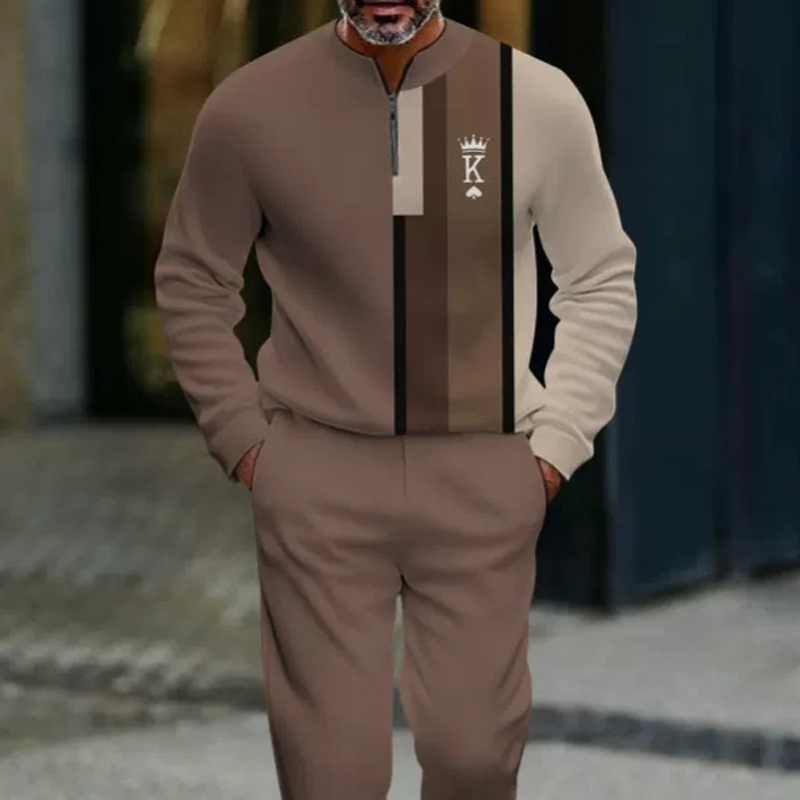 👕 60% OFF NOW! 🔥 Men's Graphic Print Pullover & Pants Set – Street Style, Comfort Fit & Casual Look 👖