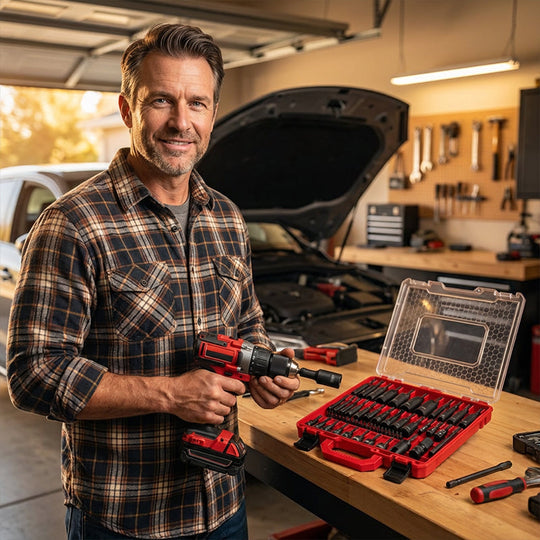 55-Piece Magnetic Impact Nut Driver Set