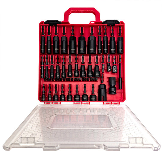 55-Piece Magnetic Impact Nut Driver Set