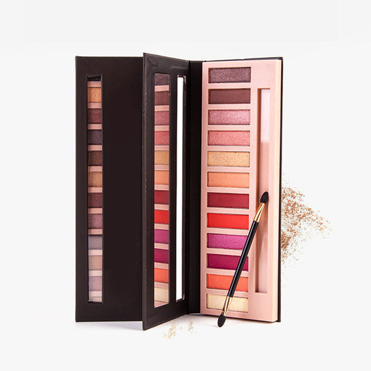 Vibrant 12-Shade Eyeshadow Palette Set