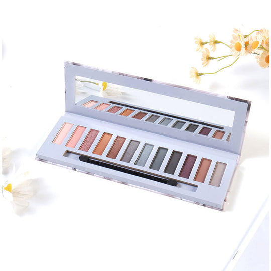 Vibrant 12-Shade Eyeshadow Palette Set