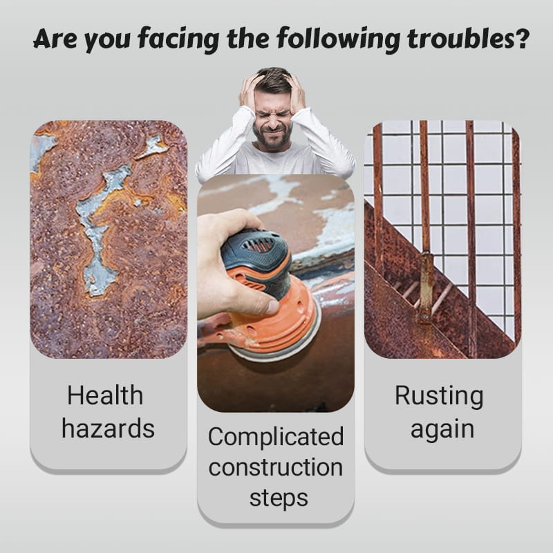 BrightIronizer🔥Anti-rust and waterproof metal paint-rust remover