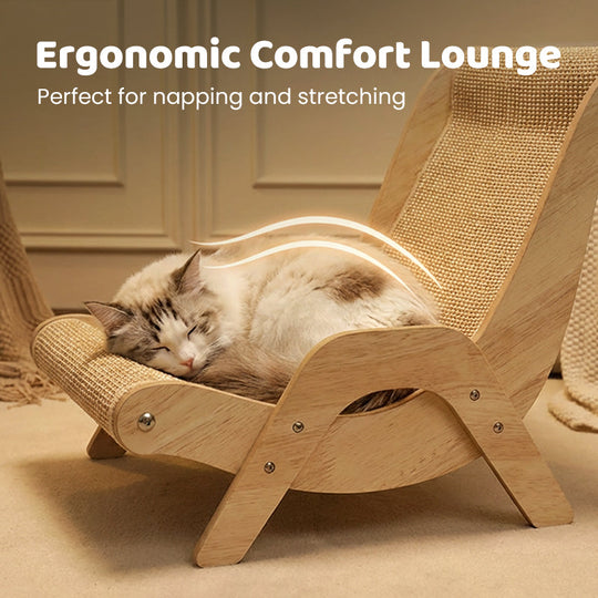 🐱 JETZT 50% RABATT! ⏰ 2-in-1 Sisal-Kratz- und Liegefläche für Katzen – Kratzbaum &  Bequem, strapazierfähiges Sisal &  Platzsparend 🛏️