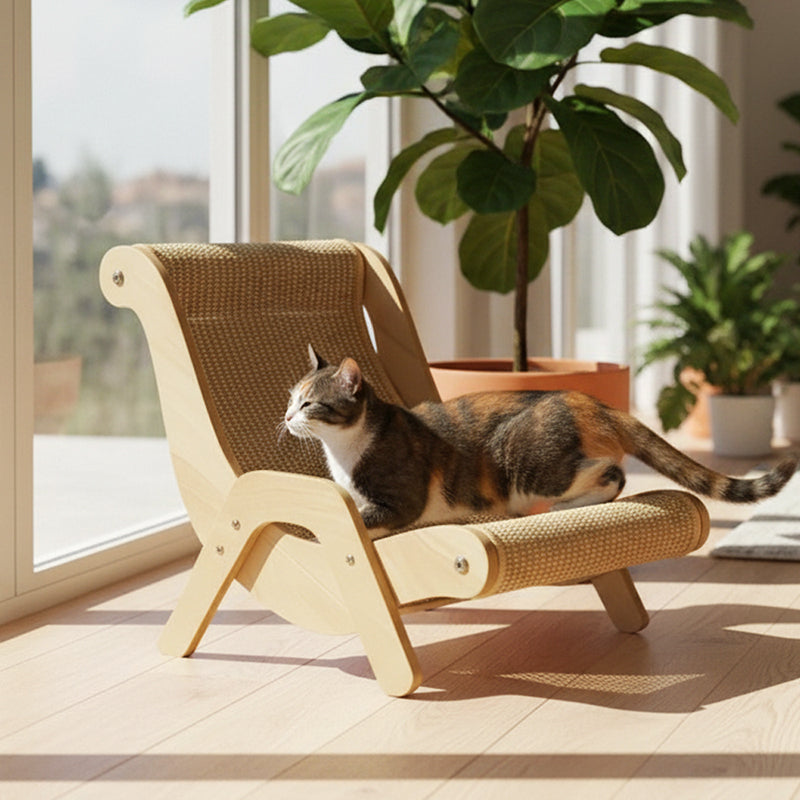 🐱 JETZT 50% RABATT! ⏰ 2-in-1 Sisal-Kratz- und Liegefläche für Katzen – Kratzbaum &  Bequem, strapazierfähiges Sisal &  Platzsparend 🛏️