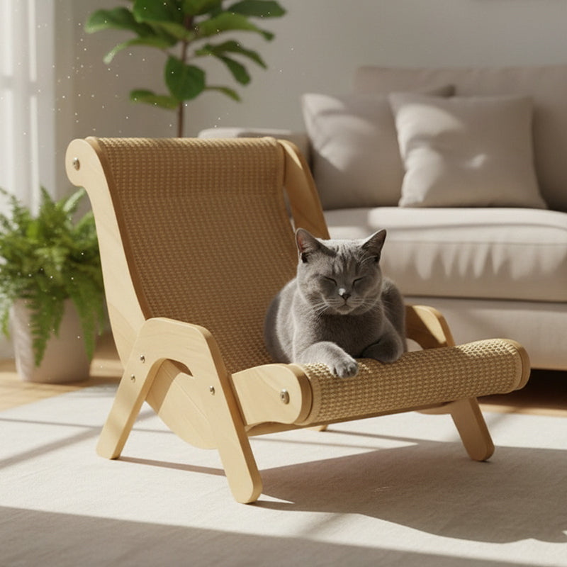 🐱 JETZT 50% RABATT! ⏰ 2-in-1 Sisal-Kratz- und Liegefläche für Katzen – Kratzbaum &  Bequem, strapazierfähiges Sisal &  Platzsparend 🛏️