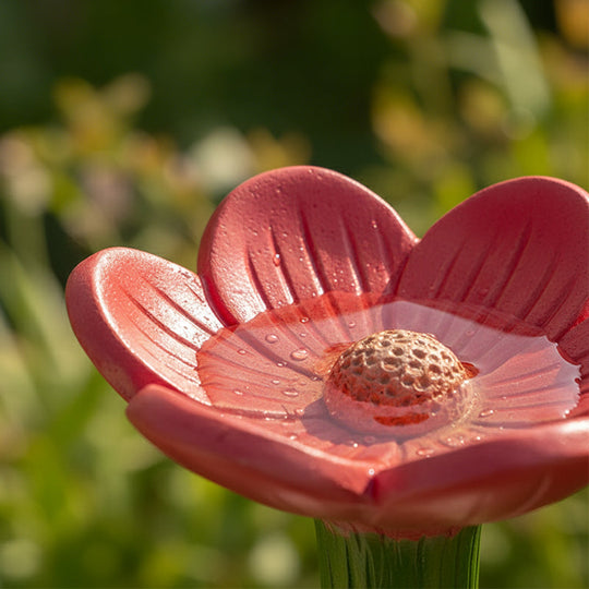 Flower-Shaped Bee Waterer Garden Stake