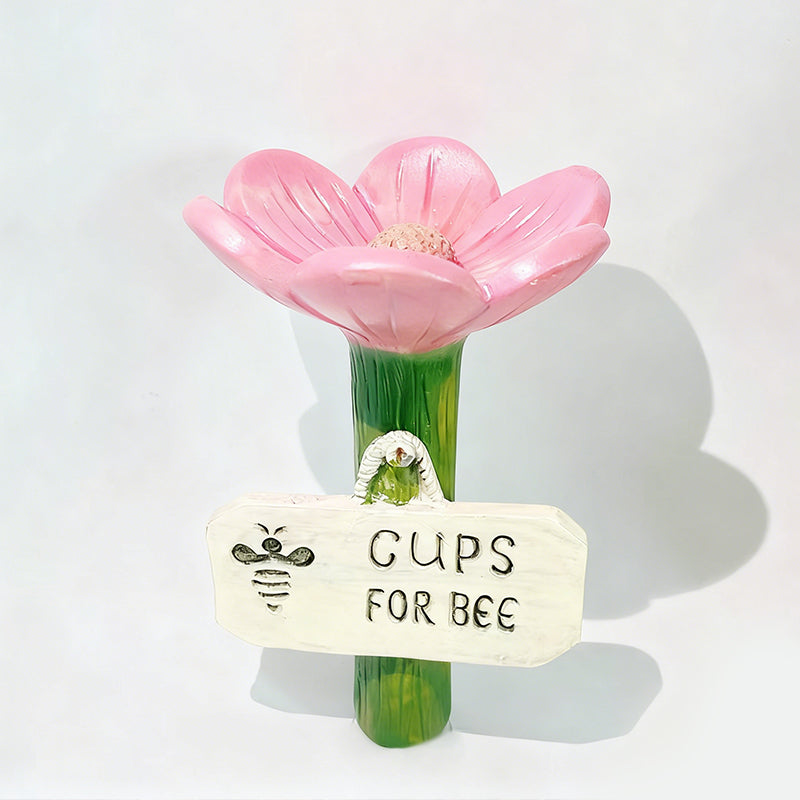 Flower-Shaped Bee Waterer Garden Stake