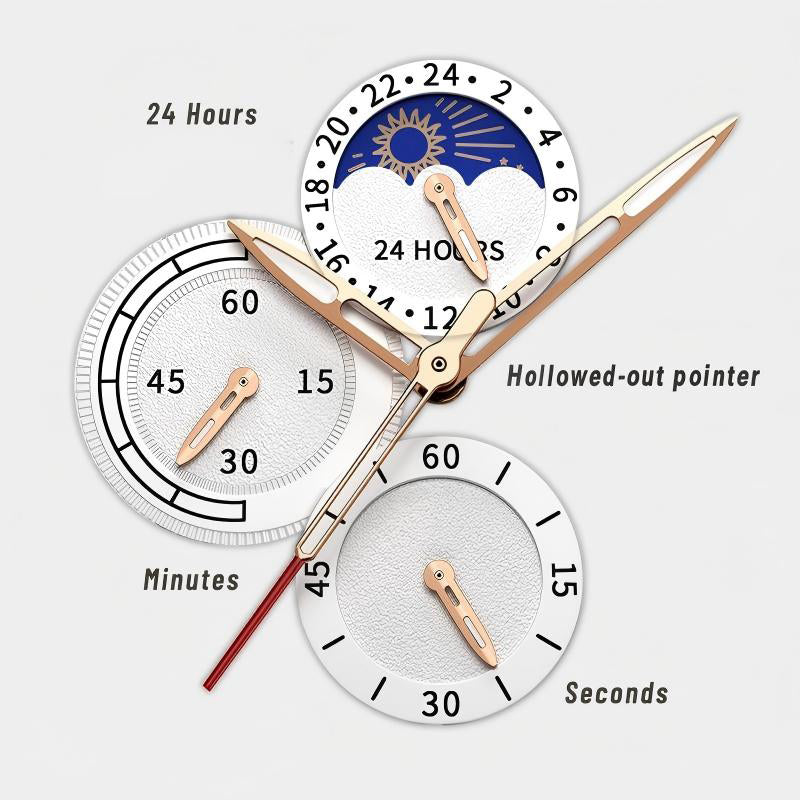 Men's Multifunction Waterproof Luminous Quartz Watch