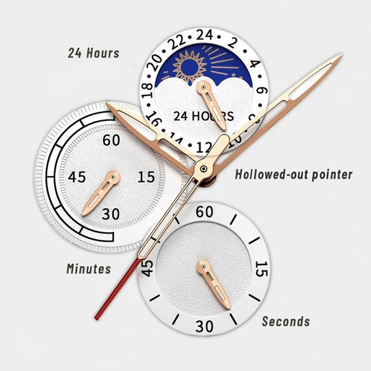 Men's Multifunction Waterproof Luminous Quartz Watch