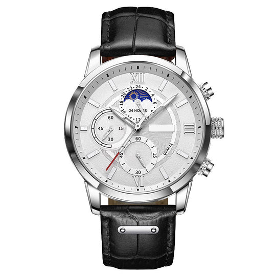 Men's Multifunction Waterproof Luminous Quartz Watch