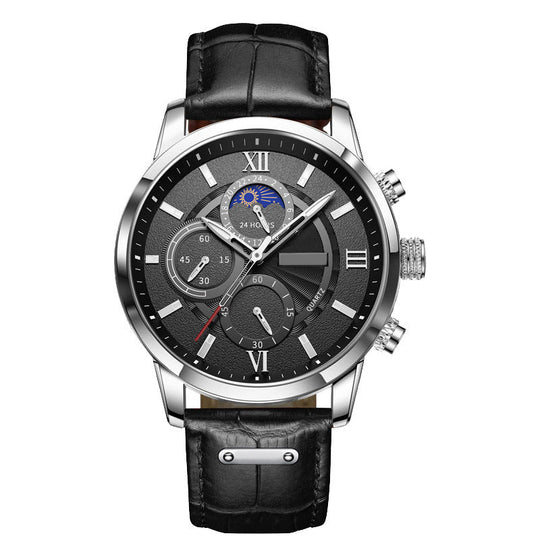 Men's Multifunction Waterproof Luminous Quartz Watch