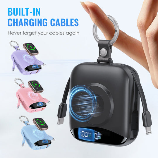 📢📢50% DE DESCONTO!!!⏰Banco de enerxía magnético portátil de carga rápida